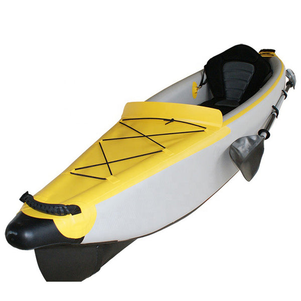 GeeTone Inflatable Drop Stitch PVC 1 2 Person Fishing Kayak