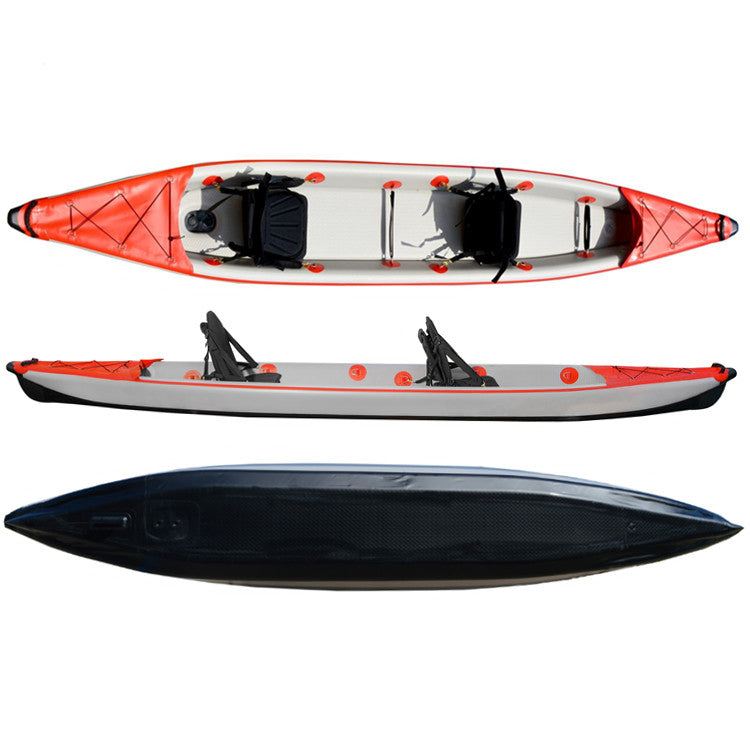 Inflatable Kayak 2 person Inflatable Drop Stitch Fishing Kayak – LAHOMA  WINDS